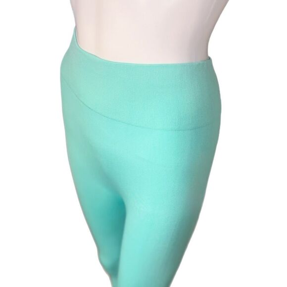 Seamlesss Wide Waistband Ankle Legging NWOT - Mint Green (S) - Picture 4 of 12
